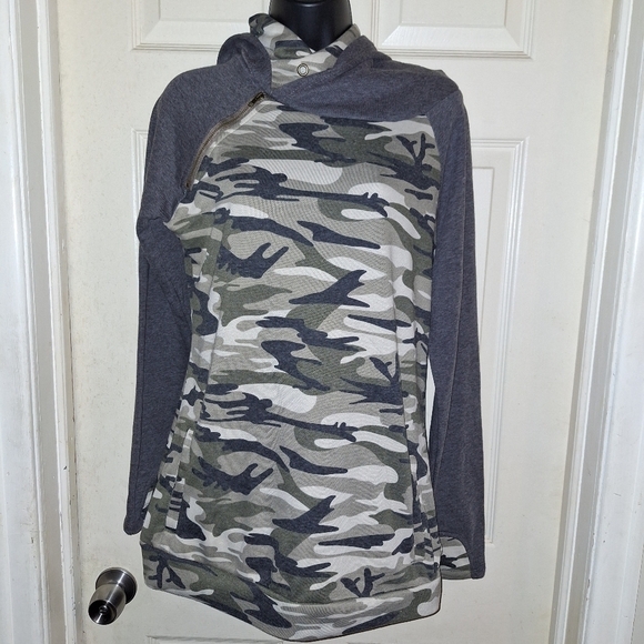 Vanilla bay double hooded sweatshirt size small - Picture 1 of 7